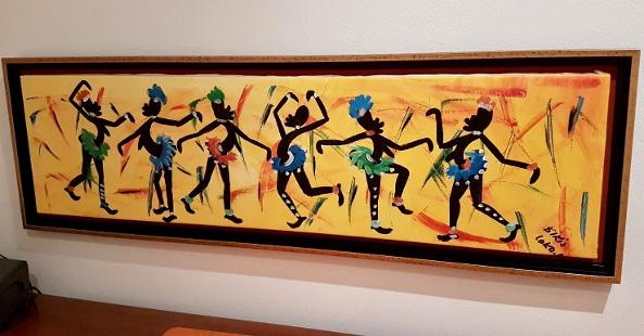 Africna dancers painting